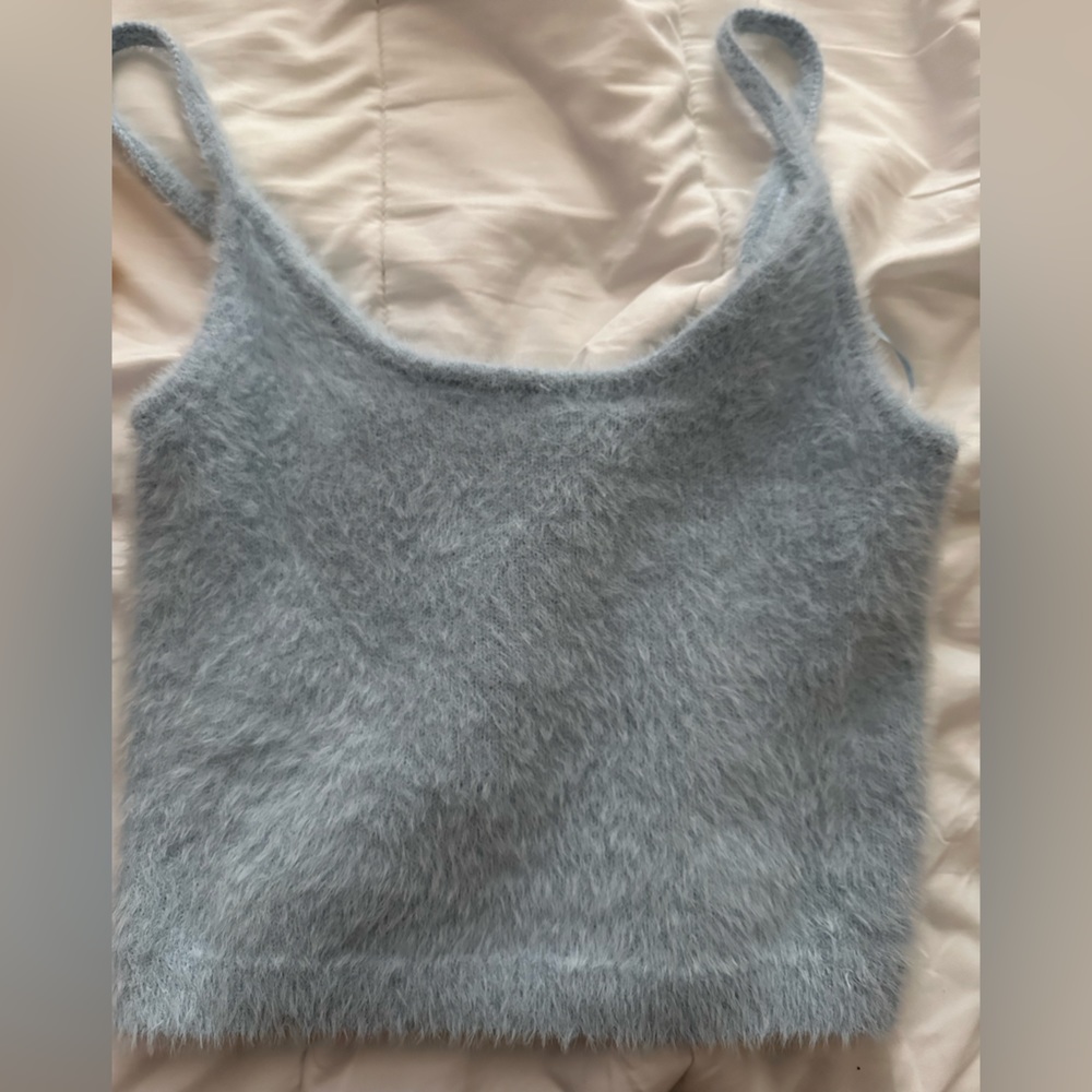 kendall & kylie fur top